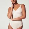 Spanx SHAPING SATIN THONG BODYSUIT - Body - Linen -Spanx Verkaufsshop 518ba280fba749d88349212f033250dd