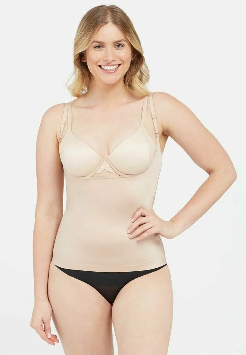 Spanx SUIT YOUR FANCY OPEN-BUST CAMI - Unterhemd/-shirt - Champagner Beige 7 Spanx SUIT YOUR FANCY OPEN-BUST CAMI - Unterhemd/-shirt - Champagner Beige – Bild 5