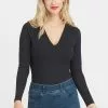 SPANX Body Mit V-Ausschnitt, Schwarz -Spanx Verkaufsshop 894419s