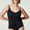 SPANX Thinstincts 2.0 Bauchformendes, Figurumspielendes Trägertop, Schwarz -Spanx Verkaufsshop C70694s