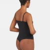 Spanx Cotton Control String-Body Mit Shaping-Effekt -Spanx Verkaufsshop Spanx Cotton Comfort String Body mit Shaping Effekt schwarz 10268R VERYBLACK