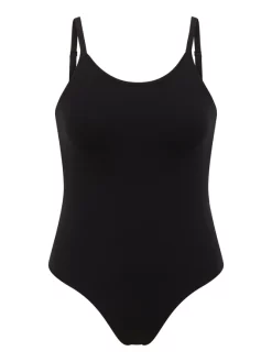 Spanx Cotton Control String-Body Mit Shaping-Effekt -Spanx Verkaufsshop Spanx Cotton Comfort String Body mit Shaping Effekt schwarz 10268R VERYBLACK 3