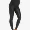 Mama Spanx Faux Leather Leggings Mit Shaping-Effekt