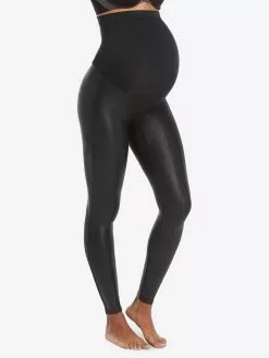Mama Spanx Faux Leather Leggings Mit Shaping-Effekt
