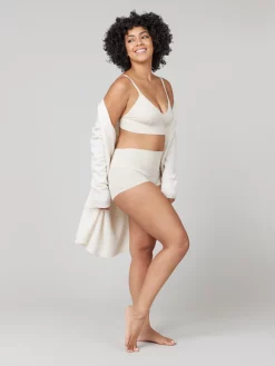 Spanx Cotton Comfort Shaping-Pants, Highwaist -Spanx Verkaufsshop Spanx form shape pants 40051R HEATHER OATMEAL 2