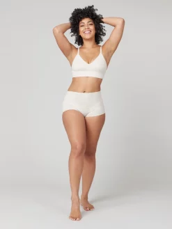 Spanx Cotton Comfort Shaping-Pants, Highwaist -Spanx Verkaufsshop Spanx form shape pants 40051R HEATHER OATMEAL 3