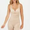 Spanx Thinstincts Mittellanger Body Mit Offener Brustpartie, Nude -Spanx Verkaufsshop U08956s