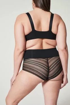 SPANX Undie Tectable Illusion Lace High Hipster Black Knickers -Spanx Verkaufsshop U84806s2