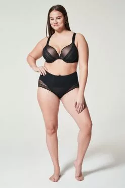 SPANX Undie Tectable Illusion Lace High Hipster Black Knickers -Spanx Verkaufsshop U84806s4
