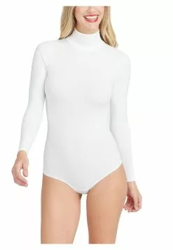 Spanx SUIT YOURSELF LONG SLEEVE TURTLENECK THONG BODYSUIT - Body - White -Spanx Verkaufsshop e94b38f58dfc4a0a8bf55333535e5dbe 1