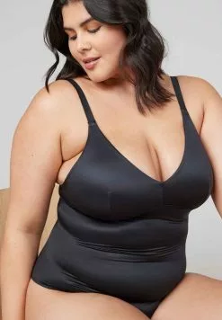 Spanx SHAPING SATIN THONG BODYSUIT - Body - Very Black -Spanx Verkaufsshop fb643a692ae848cf842604721334a434 1